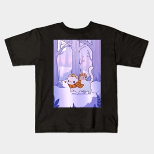 Winter walk Kids T-Shirt